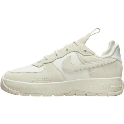 Image of Nike Sportswear AIR Force 1 WILD Trainers, Women&#039;s, Size: 6, Off white Leather and textile