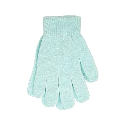 Image of undercover lingerie 2 Pack Kids Lurex Magic Gloves GL1034 Aqua