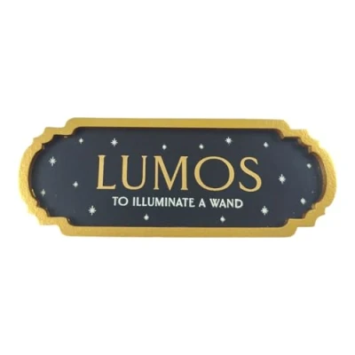 Image of Warner Bros Harry Potter Alumni Spell Sign Lumos