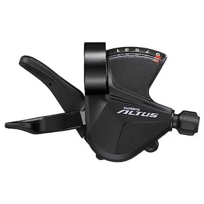 Image of Shimano,Triple,2091166620 Altus SL M2010 L Shift Lever, Band on, 3 Speed, Left Hand