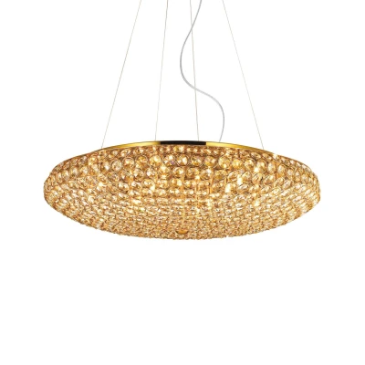 Image of King 12 Light Large Ceiling Pendant Gold, G9
