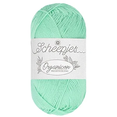 Image of Scheepjes Organicon 229 Spearmint Yarn 1x50g
