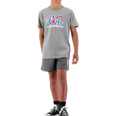 Image of Canterbury Junior Unisex Uglies Tactic 4.5&quot; Short, Azurite, 8