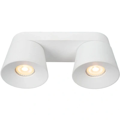 Image of Trigono Modern Twin Ceiling Spotlight 2xGU10 White