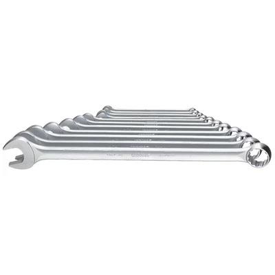 Image of GEDORE 11 pc. Combination Spanner set, Long, AF 8 22 mm, Angled, Bi hex, UD profile, 7 XL 0111