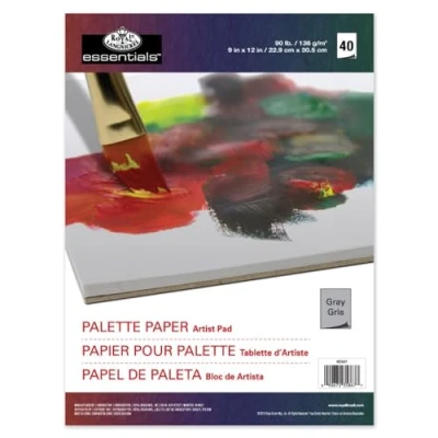 Image of Royal and Langnickel Grey Palette Paper 9 X 12 (Package of 40 Sheets)