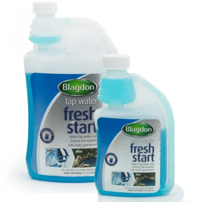 Image of Blagdon Pond Fresh Start, Removes Chlorine, Makes Tap Water Safe for Fish, 1L, Treats 9,092 Litres of
