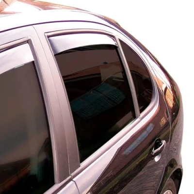 Image of ClimAir Car Comfort Window Visors Master Dark (rear) compatible with Toyota Corolla Cross 2022