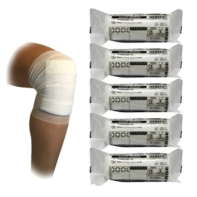 Image of Steroplast Steropax CE Approved Sterile First Aid Bandage Dressings, Large 18cm x 5 Pack