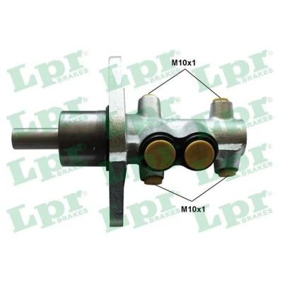 Image of P20237 Master Cylinder LPR 1924 19,05mm Grey Cast Iron 10 X 1 (4) NISSAN: MICRA 2