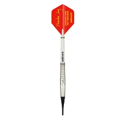 Image of Unicorn Unisex&#039;s Xiaochen Zong Soft Tip Darts, Silver, 19G