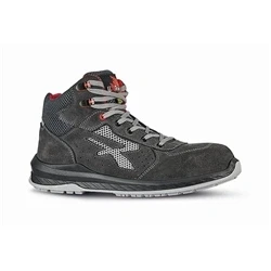 Image of U Power Red Industry® Alicante, Safety Shoes, High, Lightweight and Flexible, Anti perforation, Puncture, with Infinergy Insert, Aluminium Toe Caps (Black 47)