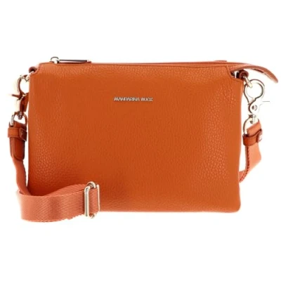 Image of Mandarina Duck Women&#039;s Mellow Leather Clutch Bag POCHETTE, Marmalade, Taglia Unica