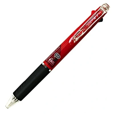 Image of Uni Ballpoint Pen Jetstream 3 Color Black, Red, Blue Ink 0.5mm, Red (SXE340005.15)