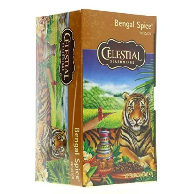 Image of (4 PACK) Celestial Seasonings Bengal Spices Tea 20 Bag 4 PACK BUNDLE
