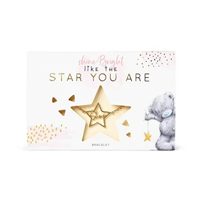 Image of Me to You &#039;Shine&#039; Star Shaped Bracelet Official Collection, Gold,Grey,Pink