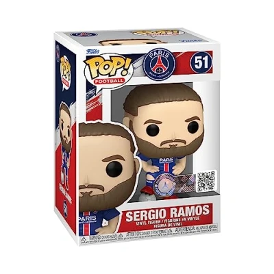 Image of Funko POP! Football: PSG Sergio Ramos Paris Saint Germain Collectable Vinyl Figure Gift Idea Official Merchandise Toys for Kids &amp; Adults Sports Fans Model Collectors
