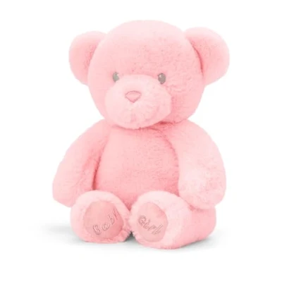 Image of Keel Soft Toys Keeleco 20cm Baby Girl Bear SE9102