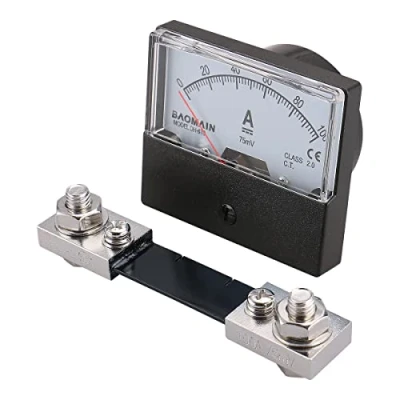Image of Baomain DH 670 DC 100A Analog Amp Panel Meter Current Ammeter with 75mV Shunt