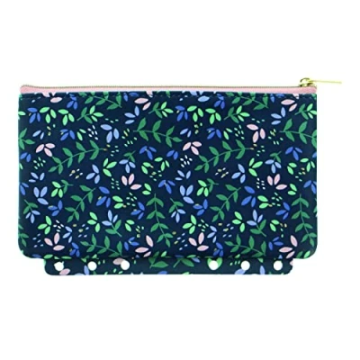 Image of Filofax Accessory, A5/Personal Size Compatible, Zipper Pouch, 6.7&quot; x 4.02&quot;, Garden Collection (B132710)