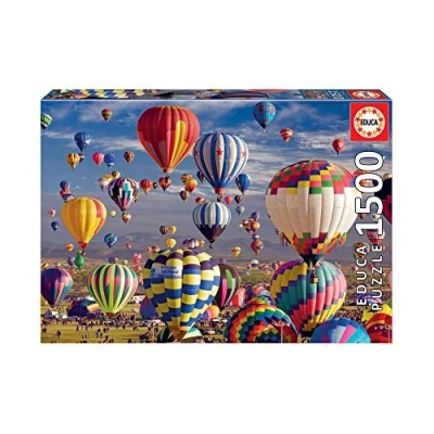 Image of Educa Borras 17977 Heißluftballons Hot Air Balloons 1500 Piece Jigsaw Puzzle, Multi