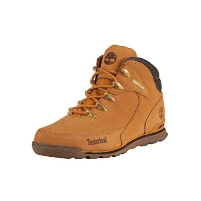 Image of Timberland Men&#039;s Euro Rock Hiker Boots, Wheat Nubuck, 10.5 UK