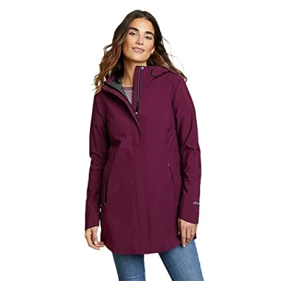 Image of Eddie Bauer Women&#039;s Cloud Cap Stretch 2.0 Parka, Dk Plum Regular L