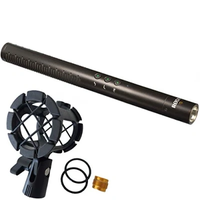 Image of Rode NTG 4+ Plus Directional Microphone and Keepdrum PCMH1 Stand