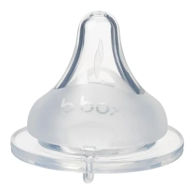 Image of b.box 2 Pack Baby Bottle Anti Colic Teat New Stage 3 (6m+)