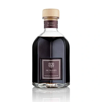 Image of Dr. Vranjes Rosso Nobile 500 ml Diffuser + Double Pack of Black Sticks (3 Pieces Bundle) Luxury Home Fragrance, Made in Italy, Main Scent Fruity: Orange, Strawberry and Red Berries, Birch