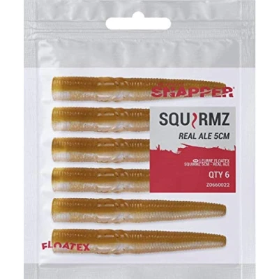 Image of Korum Snapper Squirmz Real Ale 5cm Qty 6 (z0660022)