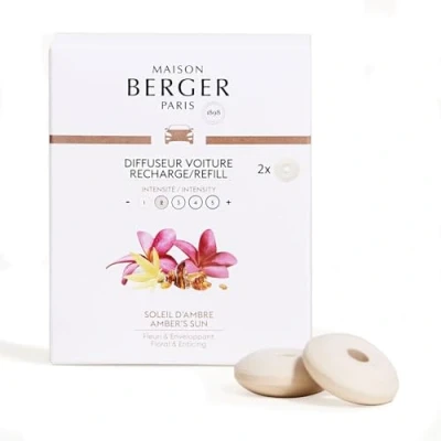 Image of MAISON BERGER Amber&#039;s Sun Car Diffuser Refills