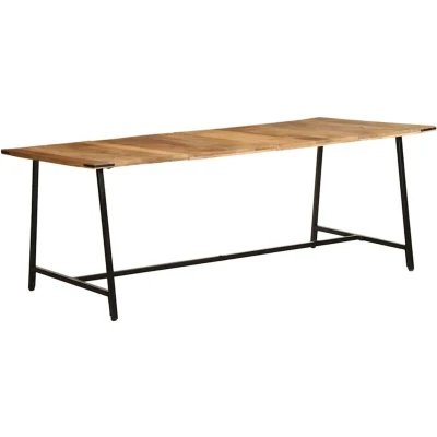Image of vidaXL Dining Table 200x100x75 cm Solid Wood Mango