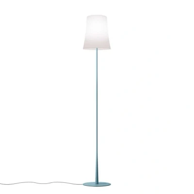 Image of Foscarini Birdie Easy Reading Floor Lamp Light Blue