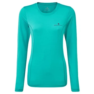 Image of RONHILL, Wmn&#039;s Tech L/S Tee, Jade/Grape, 14