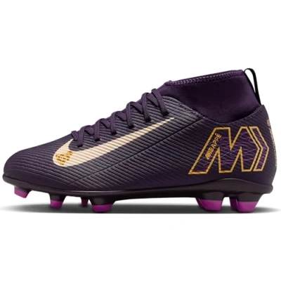 Image of Nike Performance JR 10 CLUB Unisex Moulded stud football boots, Size: 1.5, Grand purple/pale ivory shoes