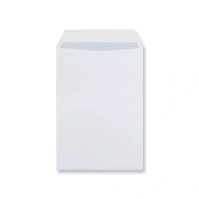 Image of C5 Plain White Envelope Self Seal Gummed 90gsm Pocket No Window (500)