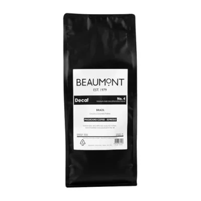 Image of Beaumont No.4 Decaf Coffee Espresso Grind 1kg