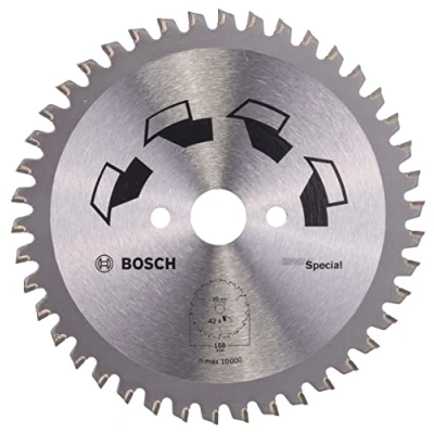 Image of Bosch 1x Circular Saw Blade Special (for Wood, Non Ferrous Metals, Plastic, Ø 150 x 2.2/1.6 20/16 mm, 42 Teeth, FT, with Reduction ring 16 Accessories for Saws)