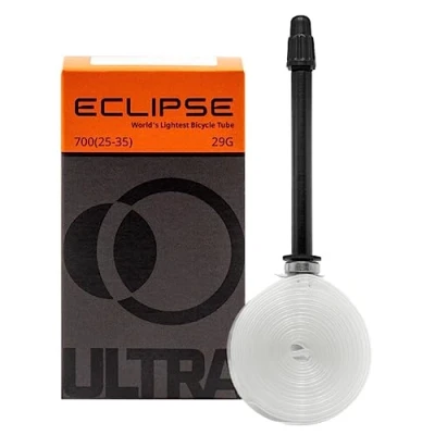 Image of Ultralight Air Tube 700 x (25 35) 622 Eclipse Endurance Ultra 27 g TPU Chamber and RVC Presta Valve 70mm