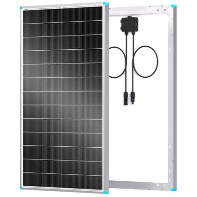 Image of Renogy 16BB N Type 200 Watt Solar Panel, 24V 200W Panel 25% High Efficiency, PV Module Power Charger for RV Marine Cabin Roof Home Farm Battery and Other Off Grid Applications