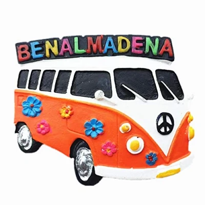 Image of 3D Benalmadena Spain souvenir sector fridge magnet magnetic sticker,Home &amp; kitchen decoration refrigerator sticker