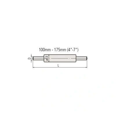 Image of Mitutoyo 167 106 Micrometer Setting Standard