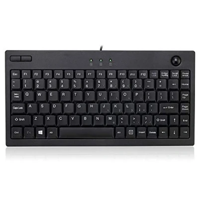 Image of Adesso AKB 310UB USB QWERTY Keyboard Black Keyboards (Wired, USB, QWERTY, Black)