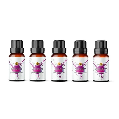Image of Aroma Energy Ghostly Fragrance Oil 50ml (5 x 10ml) Highly Scented for Making Candle, Soap, Wax Melt, Diffuser etc