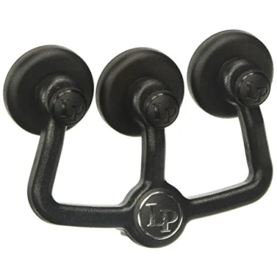 Image of LP Latin Percussion Sound Enhancer RAW Series Shaker, 3 freibewegliche montierbar, LP1622 Glockenspiel, Schlittengeläut, Tambourin, Schellen, am Spannreifen