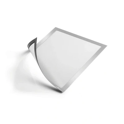 Image of Durable DURAFRAME Magnetic Frame A4 Format In Silver Pack of 1 Frames Document for Professional Internal Signage
