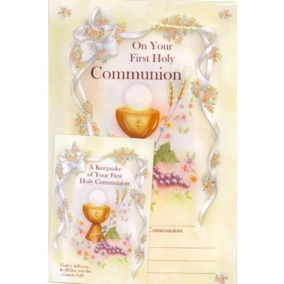 Image of SYMBOLIC CERTIFICATE FOR Your First Holy Communion