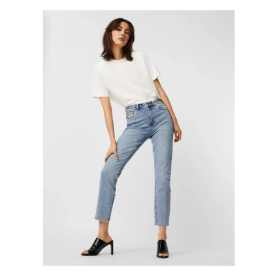Image of Vero Moda NOOS Straight leg jeans, Women&#039;s, Size: 27x32, Light blue denim