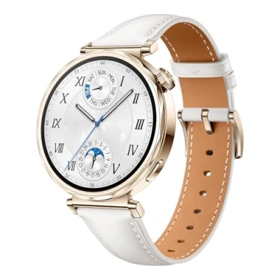 Image of Huawei Watch GT 5 41mm Gold (White Leather Strap)
